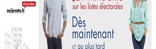 Parce que VOTER c'est un droit et aussi un devoir... inscrivez-vous sur les listes électorales